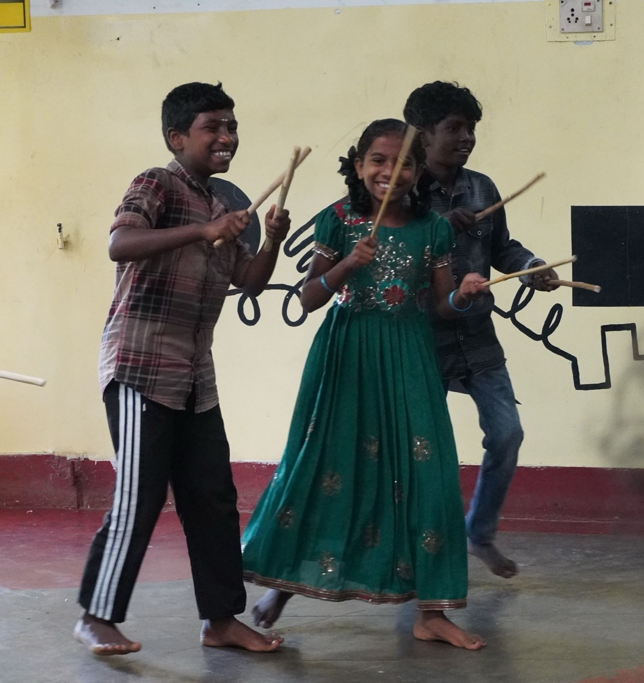 Children and daily life at Vidyodaya, Gudalur